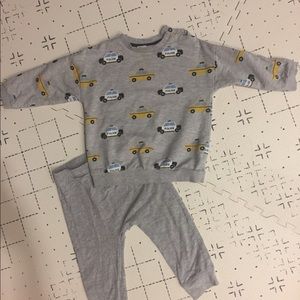 H&M Taxi Police Sweatshirt & Legging Set
